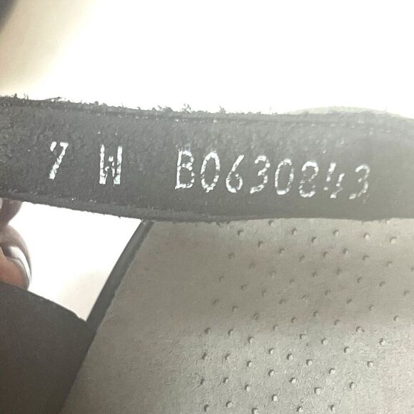 SAS Tripad Comfort Sandals Black Leather Womens Sz 7 W Comfort Casual Sling Back - Picture 9 of 10